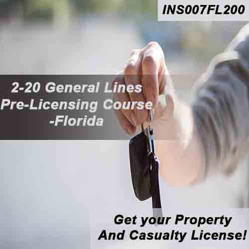 Florida 200 hr Prelicensing 220 Property and Casualty, General