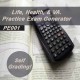 Life, Health & V.A. Practice Exam Generator (PE001)