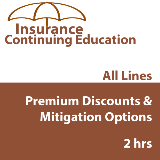 PREMIUM DISCOUNTS & MITIGATION OPTIONS (CE) (INSCE011FL2)