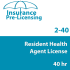 40 hr 2-40 Health Agent Prelicensing Course